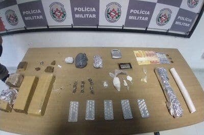 Homem é preso suspeito de tráfico de drogas em Mangabeira