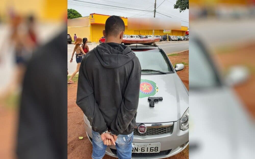 Jovem se arrepende de roubar carro de motorista de aplicativo e aciona a PM para se entregar