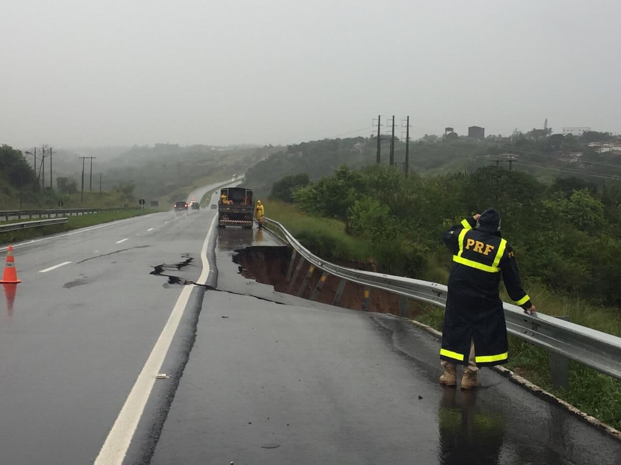 PRF identifica quatro pontos de interdição em rodovias federais na Paraíba