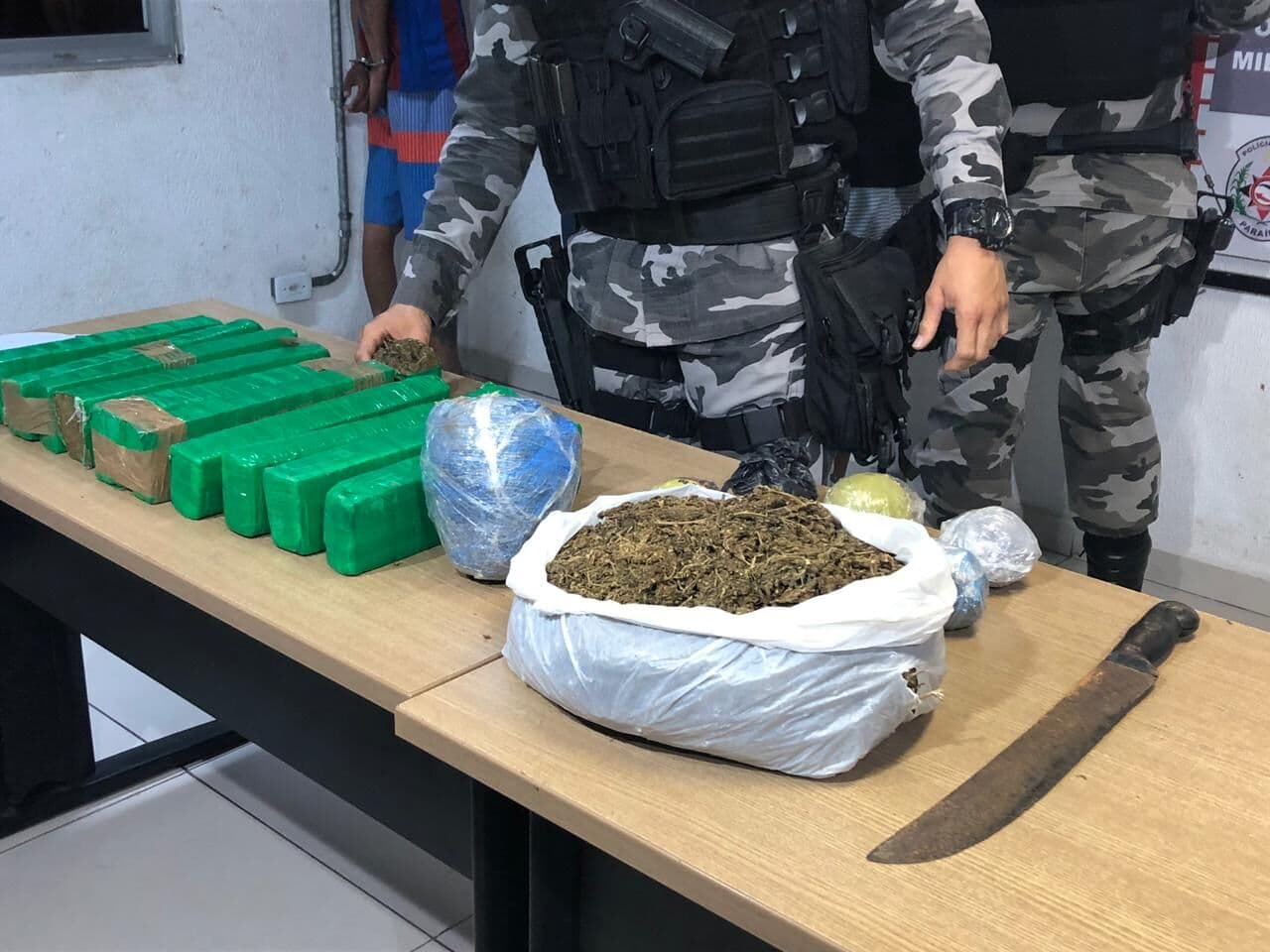 Polícia apreende dez quilos de maconha dentro de residência em João Pessoa