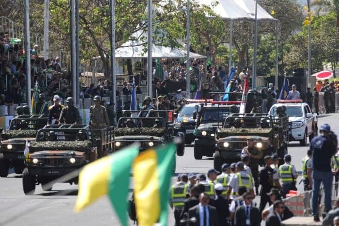 Ao custo de R$ 971 mil, desfile da Independência em Brasília será um dos maiores dos últimos anos