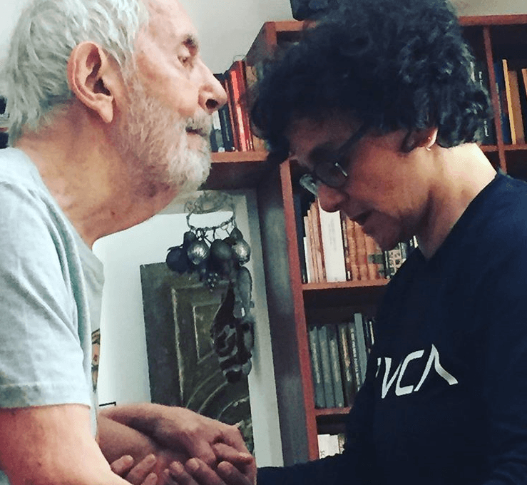 Bel Kutner emociona ao postar foto do pai, Paulo José, que sofre de Mal de Parkinson