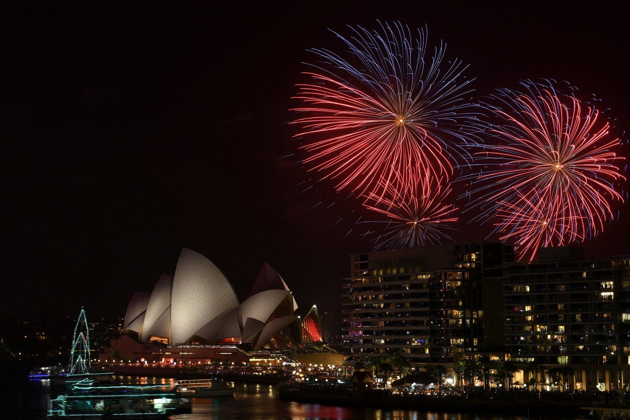 Já é ano novo na Austrália e Nova Zelândia