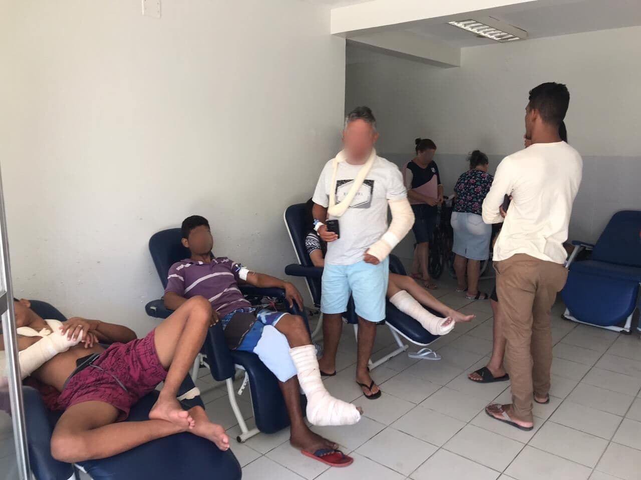 CRM vistoria Trauminha e constata superlotação, paredes mofadas, equipamento danificado e falta de infraestrutura