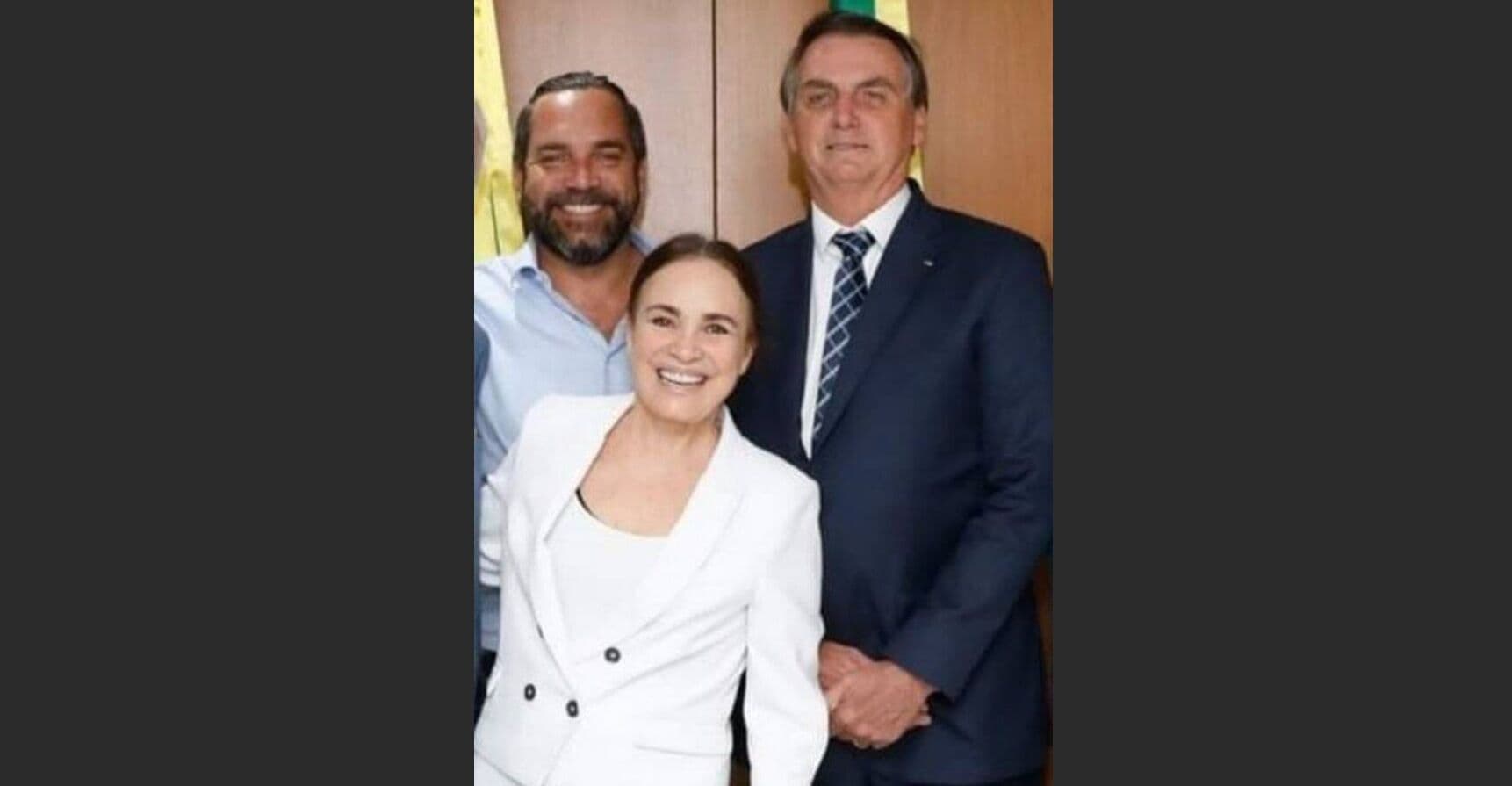 Regina Duarte conta com filho mais velho e sócio em seu 'noivado' com Bolsonaro