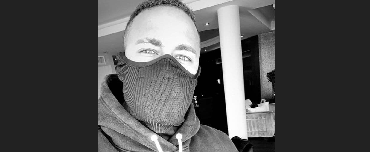 Dispensado dos treinos do PSG, Neymar aparece de máscara em redes sociais