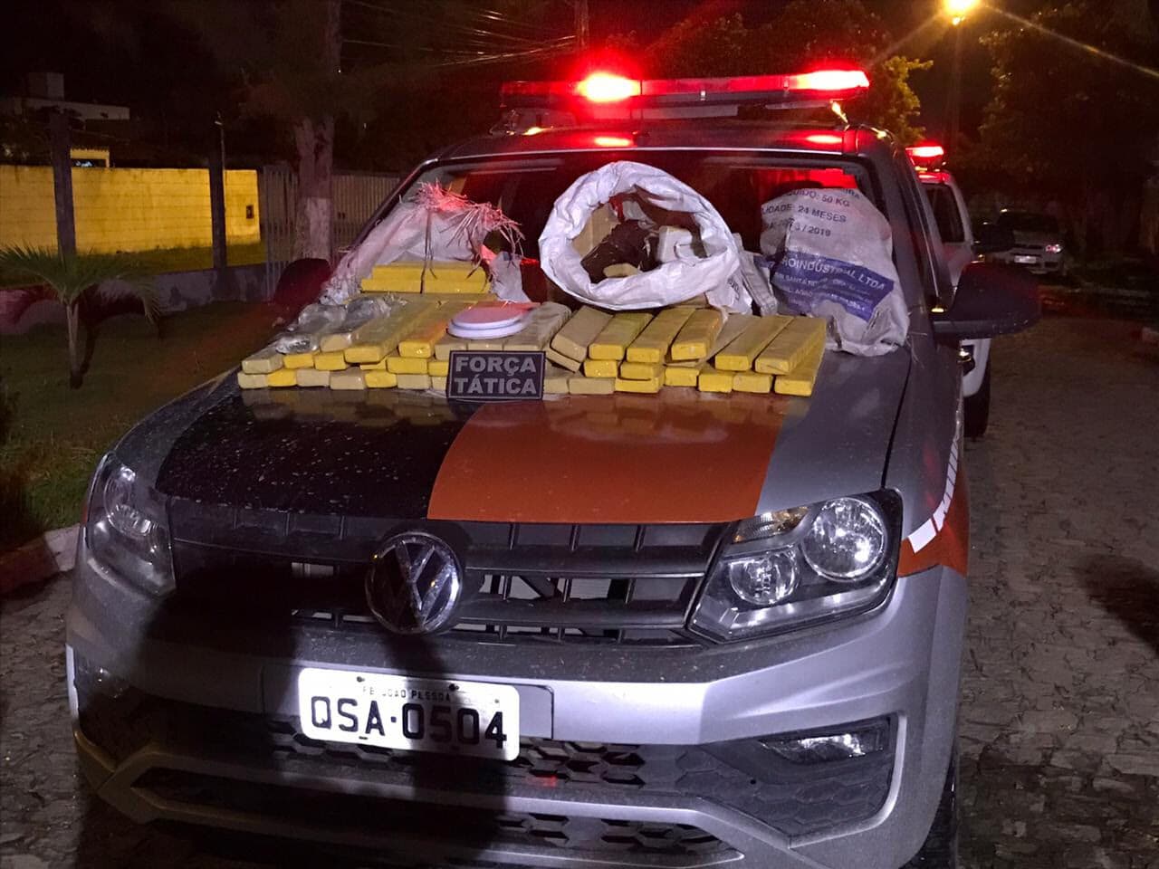 Polícia apreende mais de 65kg de maconha que seriam distribuídas em João Pessoa e Cabedelo