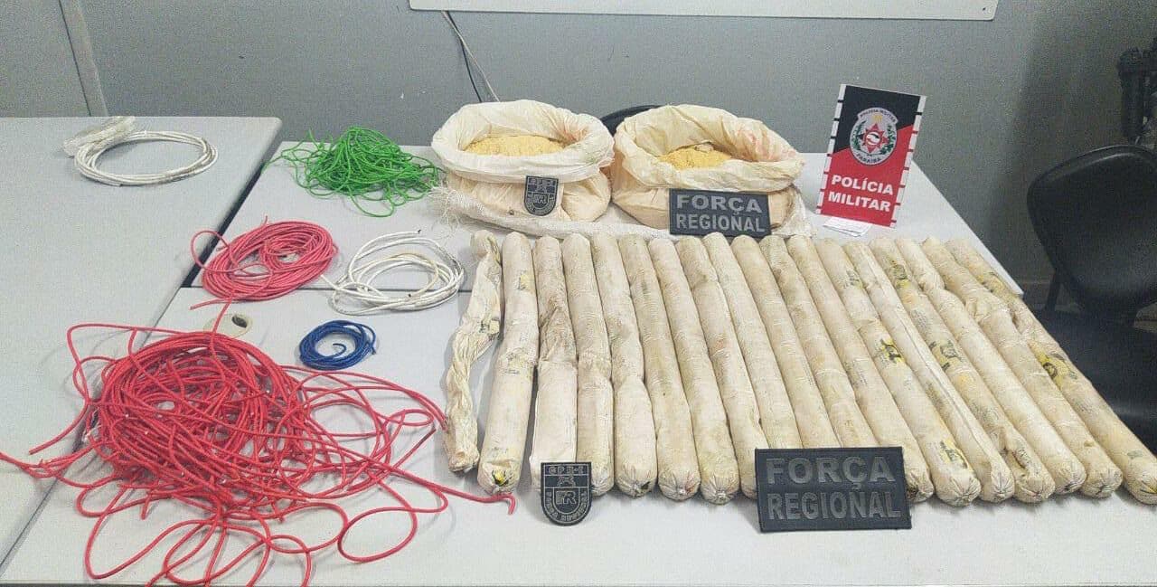 Explosivos que seriam usados em ataques a bancos são apreendidos na Paraíba