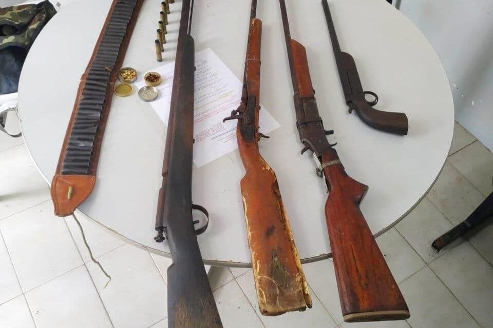 Polícia apreende 12 armas de fogo em 12 horas na Paraíba