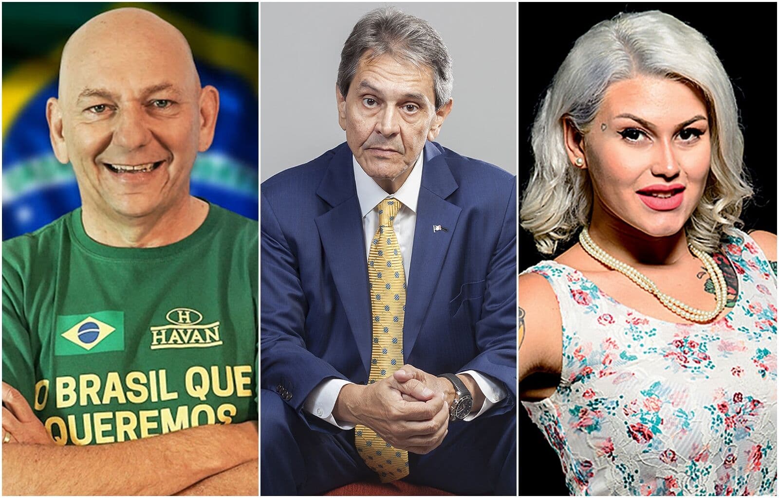 Luciano Hang, Roberto Jefferson, Sara Winter, deputado estadual, humorista e blogueiro são alvos da operação da Polícia Federal contra fake news