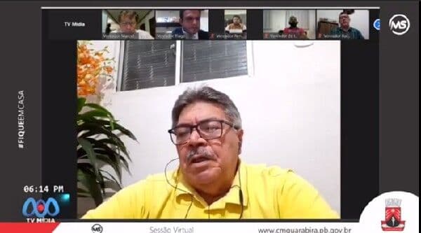 Em sessão remota durante a pandemia, vereadores de Guarabira aumentam os próprios salários, do prefeito, vice-prefeito e secretários