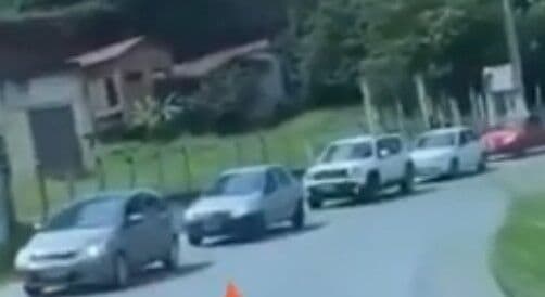 Mesmo com pandemia, turistas invadem Bananeiras e congestionamento é registrado na entrada da cidade