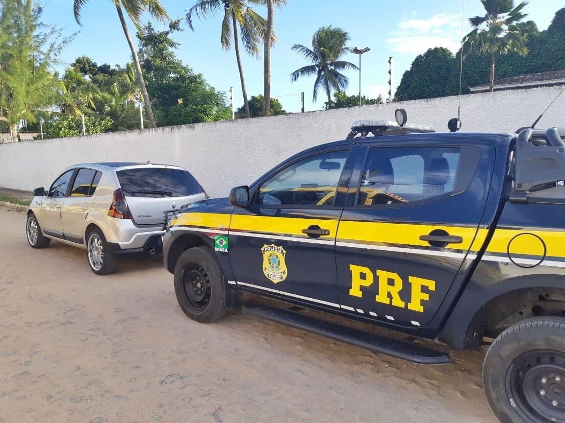 Homem é preso pela PRF na Paraíba por adulterar a placa do próprio veículo