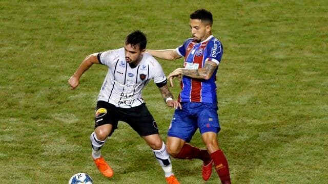 Bahia vence Botafogo-PB por 3 x 1 e time paraibano é desclassificado da Copa do Nordeste