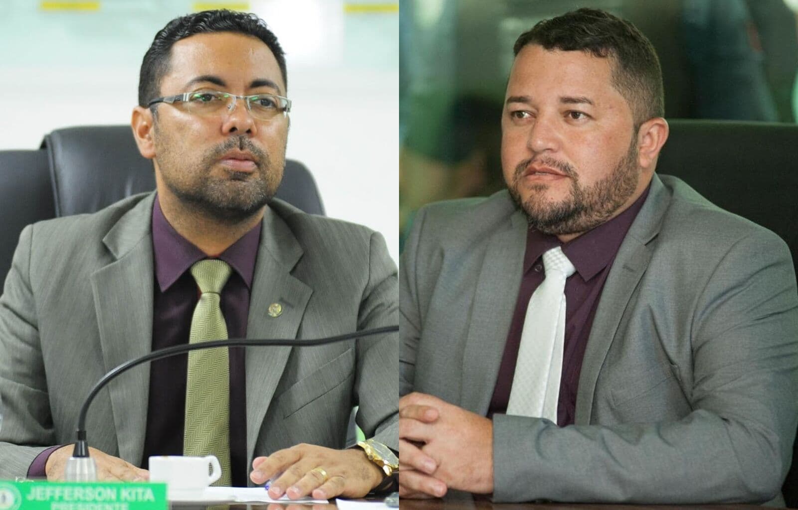 Jefferson Kita e presidente da Câmara, Inaldo Andrade, protocolam chapas para disputar cargo de prefeito na eleição indireta de Bayeux