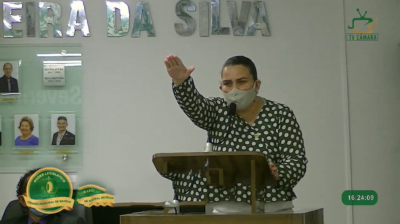 Luciene de Fofinho é eleita prefeita de Bayeux pelos próximos quatro meses