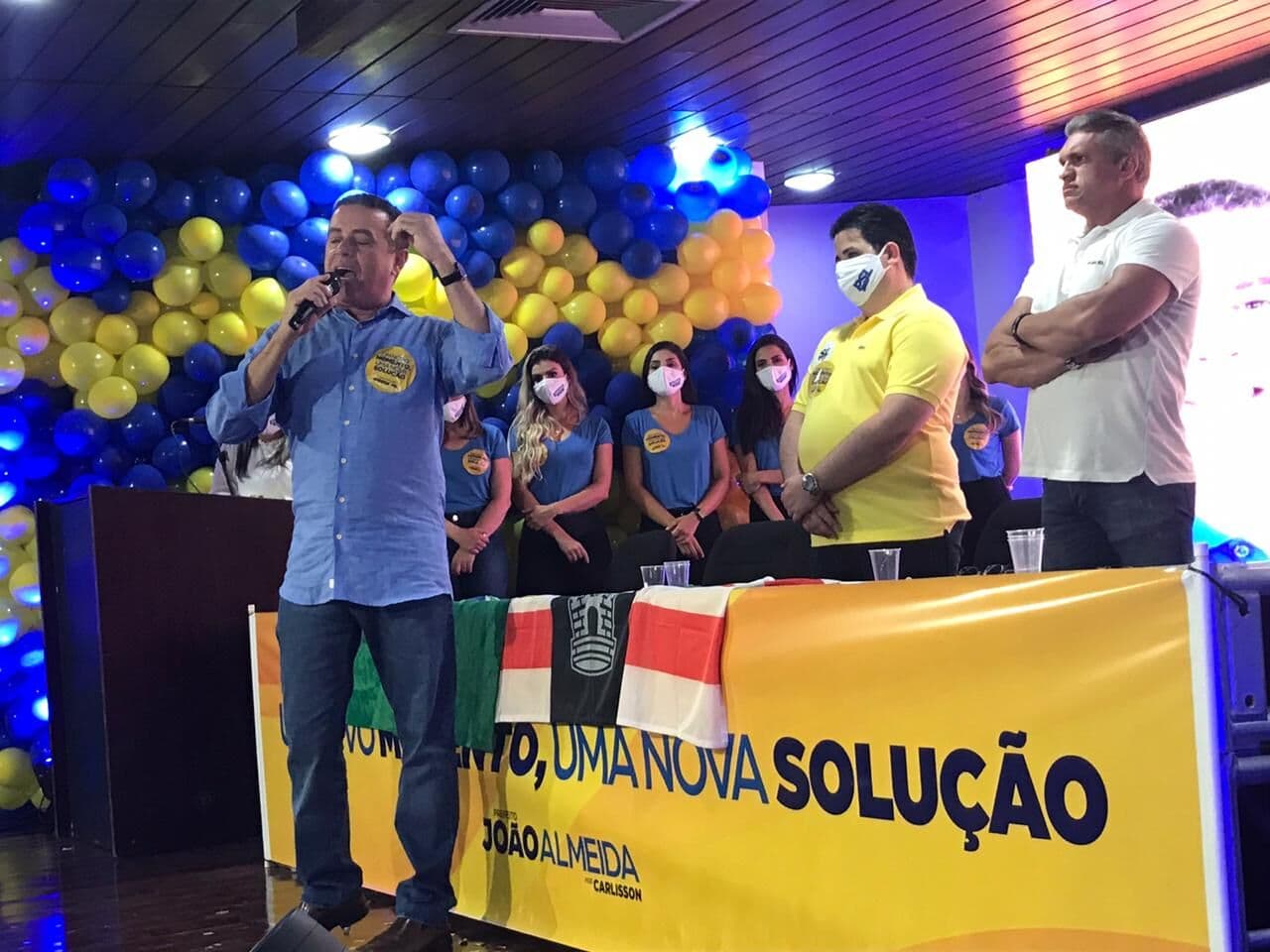 Solidariedade e PSL oficializam João Almeida e Carlisson Figueiredo como candidatos à prefeitura de João Pessoa