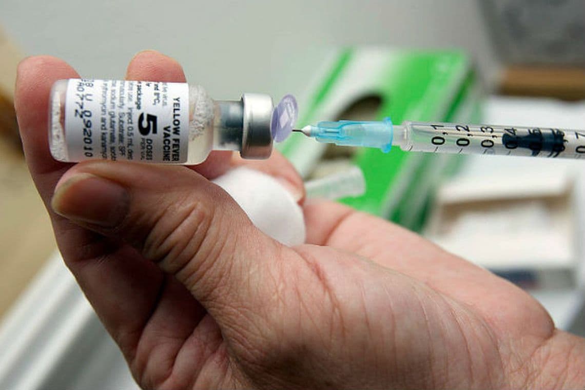 Intensificação da vacina contra Febre Amarela começa nesta segunda-feira na Paraíba