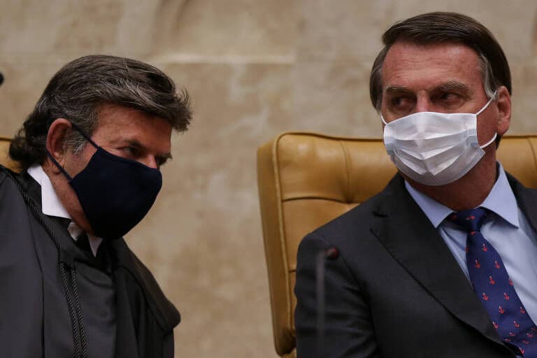 Bolsonaro faz visita ao presidente do STF após desconsiderar Fux na escolha de Kassio