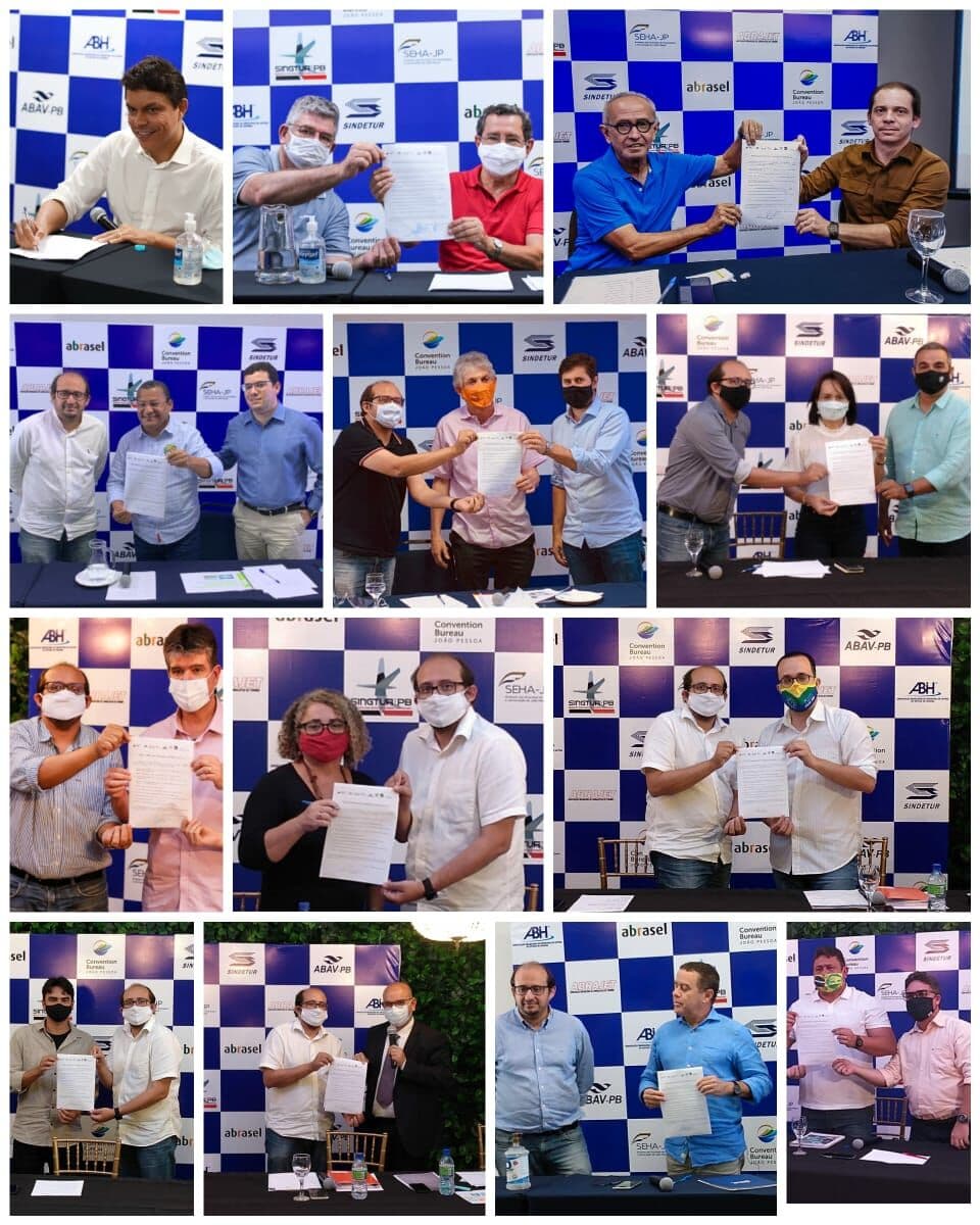 Candidatos à Prefeitura de João Pessoa debatem futuro do turismo e assinam compromisso com o setor