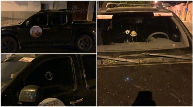 Carro de candidata a prefeita de Condado, na Paraíba, é alvejado após volta de visitas na zona rural