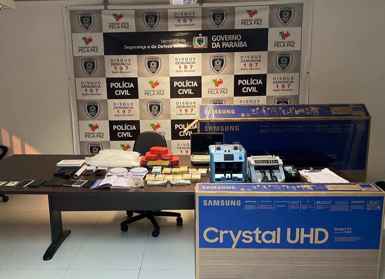 Suspeitos de integrar organização criminosa que comercializa cocaína vinda da Bolívia são presos em João Pessoa