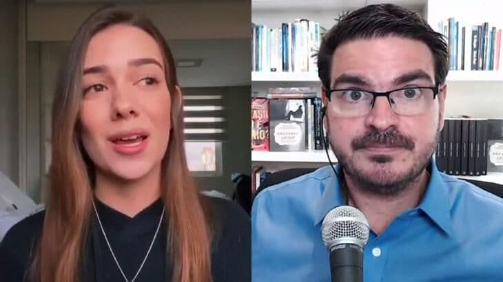 Filha de Rodrigo Constantino diz que ficou abalada com fala do pai e o defende