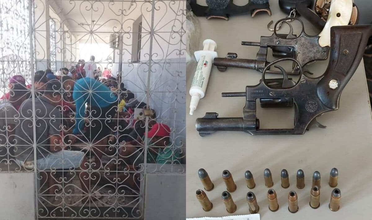 Polícia Militar desarticula rinha de galos, apreende armas e conduz 80 pessoas à delegacia, em Ingá, na Paraíba