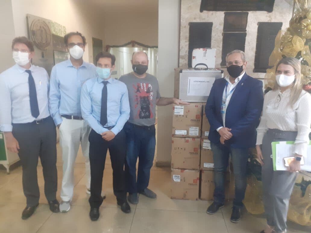 HU de João Pessoa recebe equipamentos para tratamento de pacientes graves com covid-19