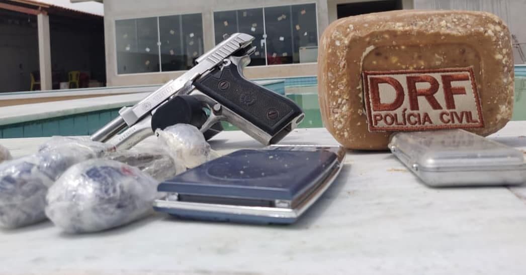 Polícia prende suspeito de tráfico de drogas e homicídios em Pombal