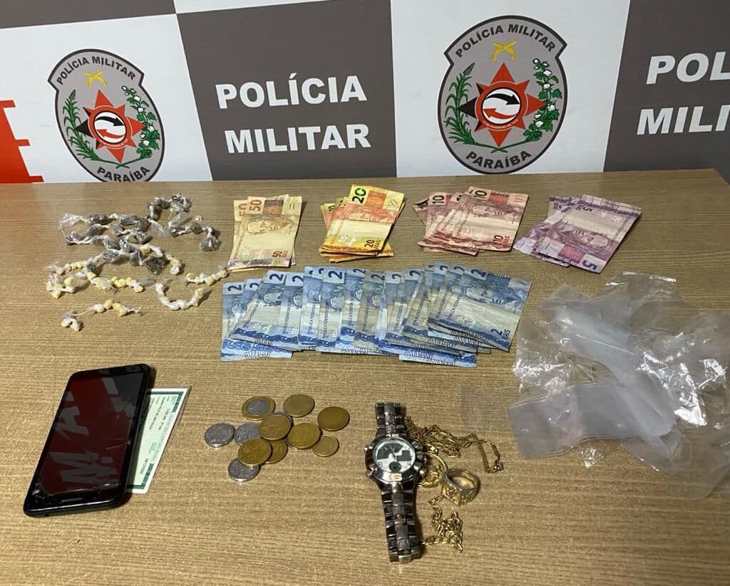 Suspeito de tráfico de drogas é preso em flagrante na cidade de João Pessoa