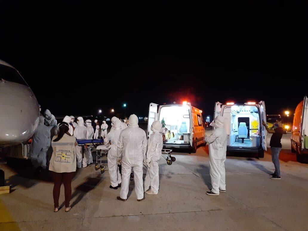 Paraíba recebe mais 15 pacientes de Manaus com Covid-19 e transferidos são levados ao HU