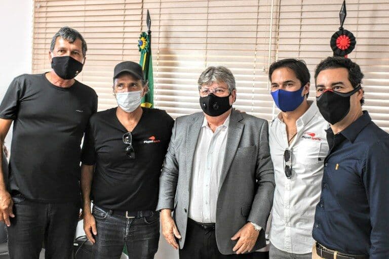Paraíba discute parcerias para sediar etapa da Stock Car após visita de Nelson Piquet e representantes do automobilismo