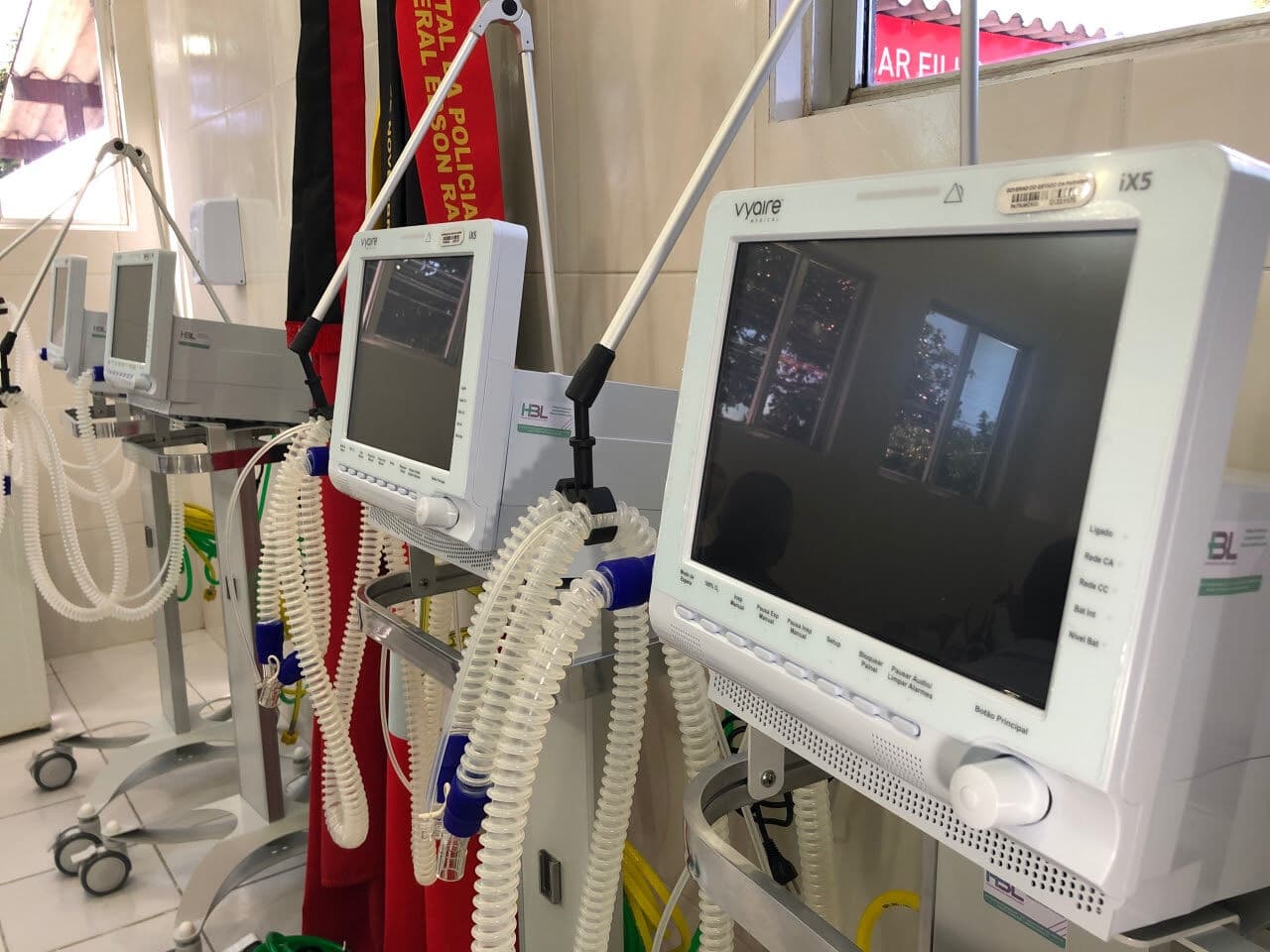 Hospital Edson Ramalho recebe 15 respiradores do Governo Federal para substituir equipamentos antigos