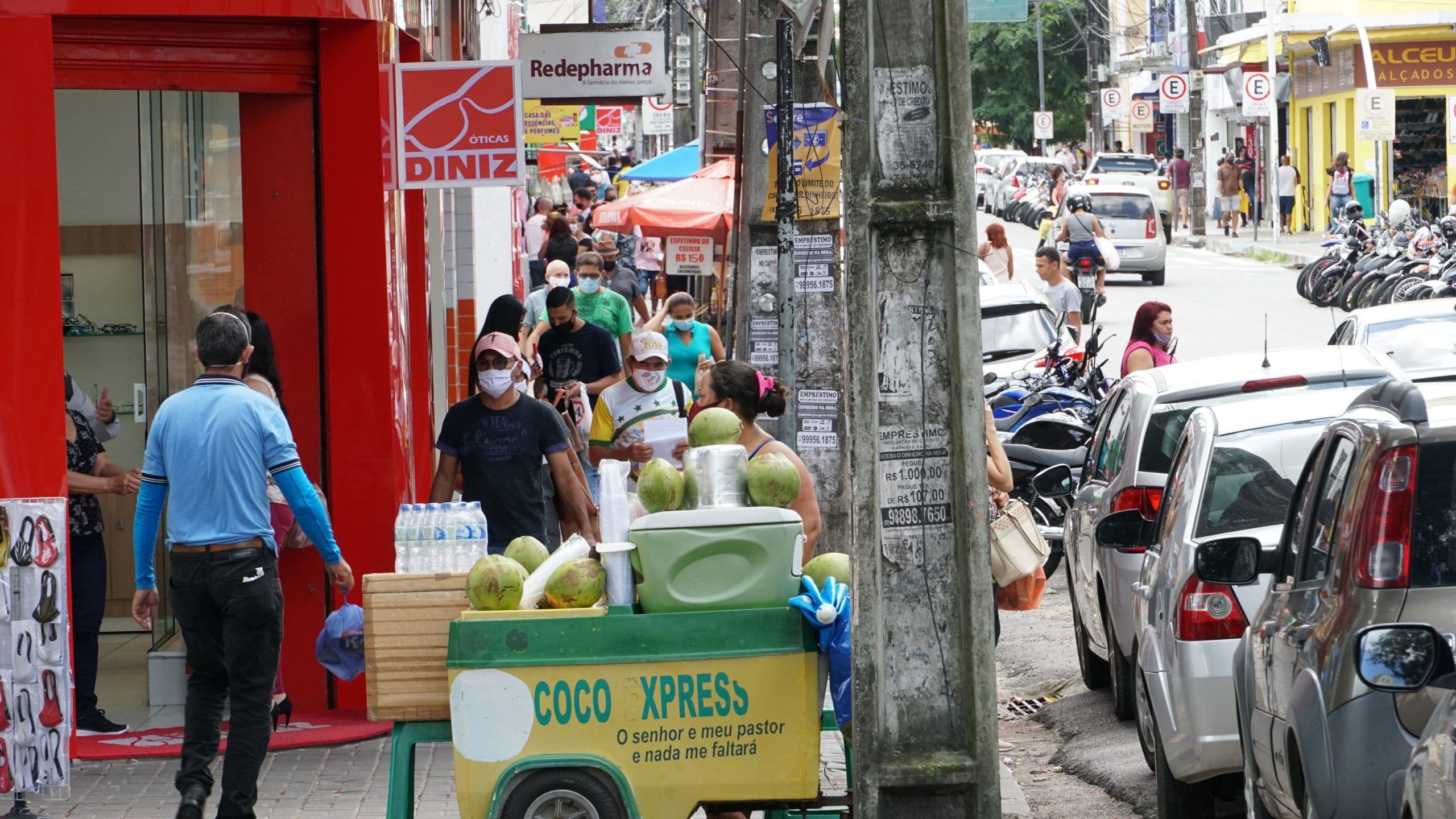 Comércio e shoppings serão fechados nos fins de semana em municípios paraibanos com bandeiras laranja e vermelha