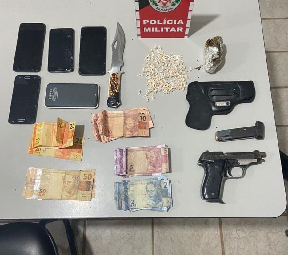 Polícia Militar prende cinco homens e apreende armas e drogas no Sertão da Paraíba