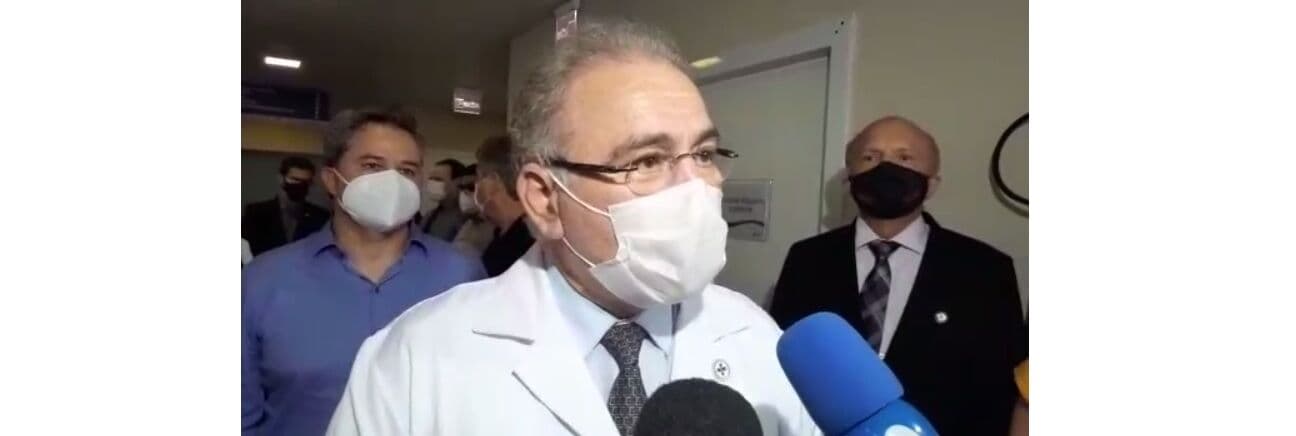 Na Paraíba, ministro da Saúde visita hospitais e diz que povo brasileiro está precisando das vacinas