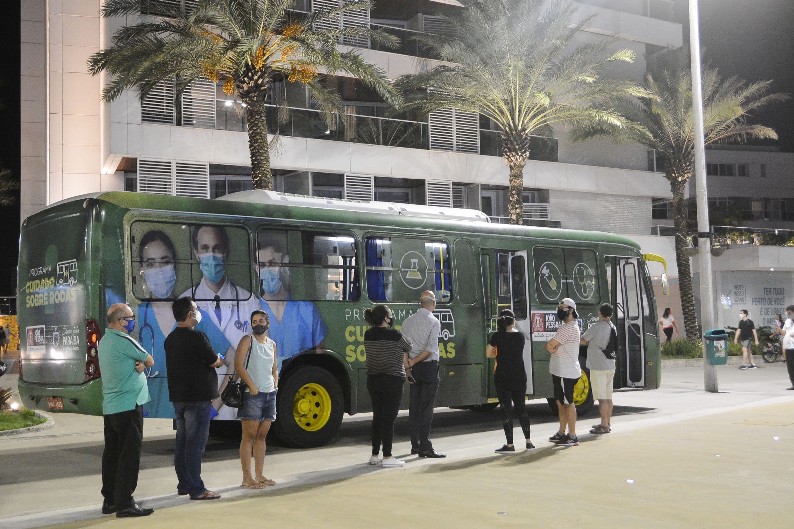 Testagem rápida promovida pela Prefeitura de João Pessoa detecta 11 casos de covid-19 na noite dessa segunda