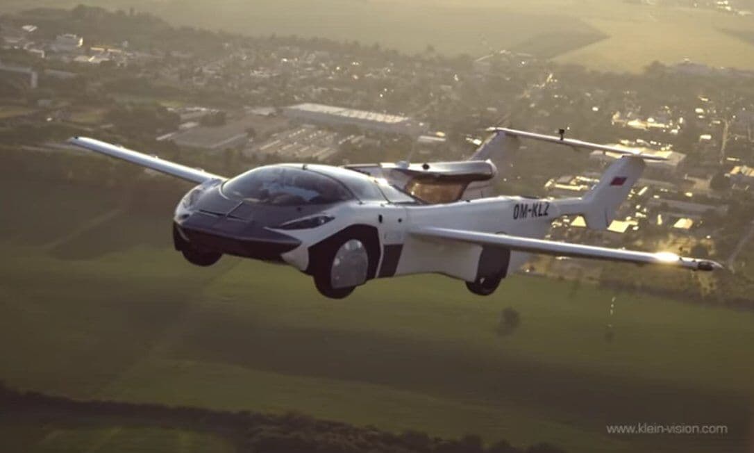 Carro voador previsto para 2026 promete atingir 250 km/h