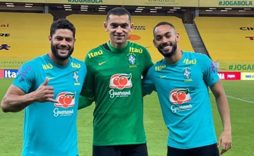 Hulk, Matheus Cunha e goleiro Santos: seleção brasileira terá três paraibanos pela primeira vez