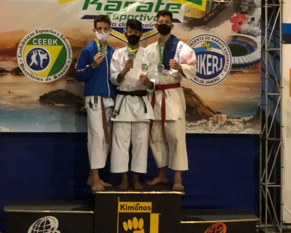 Atleta paraibano Eduardo Filho conquista título de campeão na Copa do Brasil de Karatê Esportivo