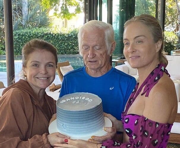 'Ele está lutando e vai vencer', Angélica agradece orações após pai sofrer AVC