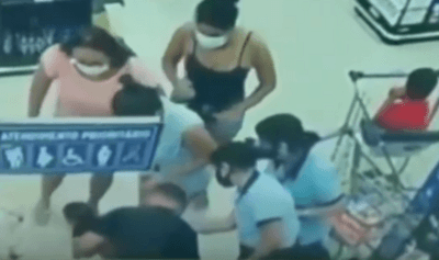 Policial salva criança de engasgo em supermercado de João Pessoa