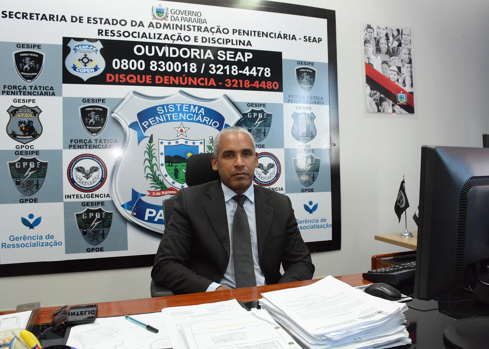 Mudança de agente para policial penal traz conquistas para categoria e fortalece sistema prisional na Paraíba, diz secretário