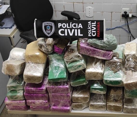 Polícia Civil apreende adolescentes e 30kg de maconha em ação contra o tráfico em Cabedelo