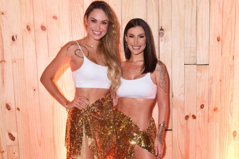 Em festa da influenciadora Gkay, Boca Rosa e Sarah Andrade usam roupa igual