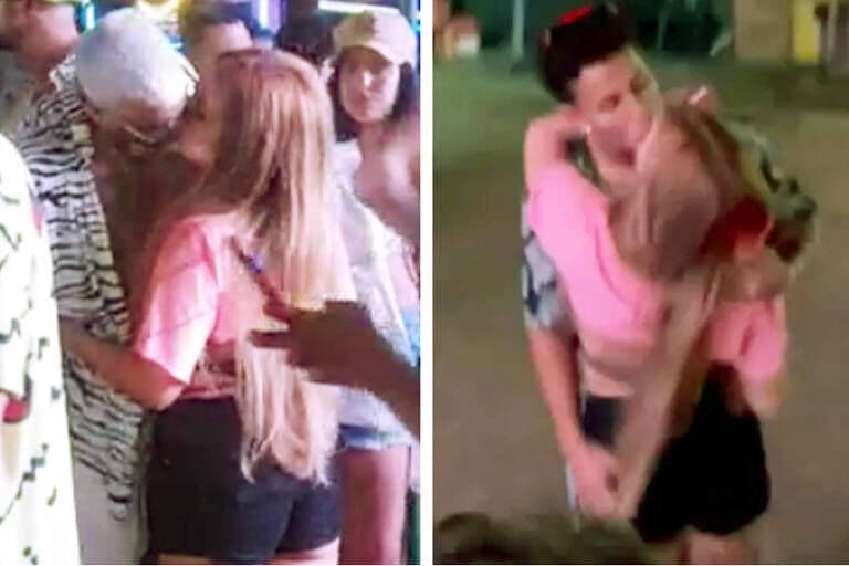 Viih Tube é vista beijando Lipe Ribeiro e influenciador Isaías em festa de Gkay