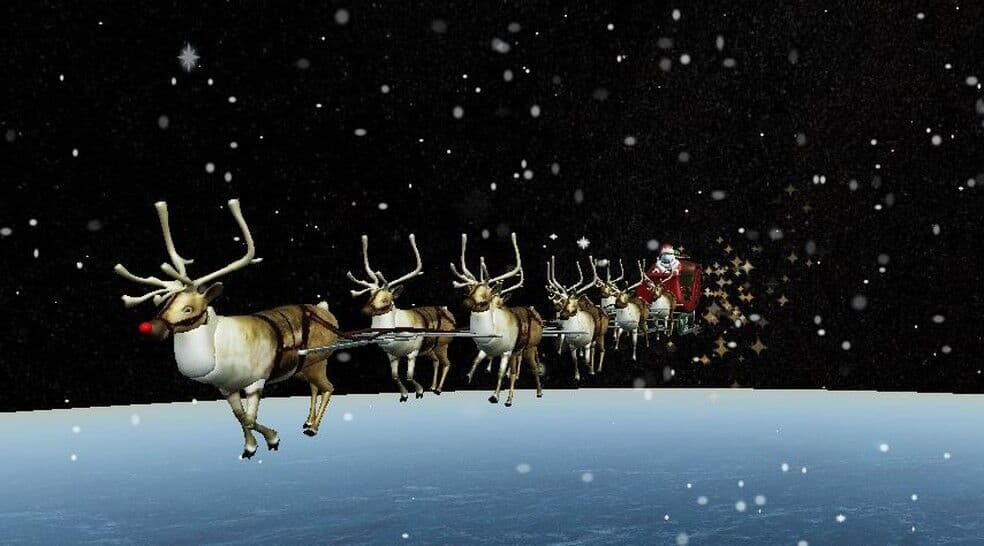 Veja como seguir ao vivo pela internet a jornada do Papai Noel pelo planeta