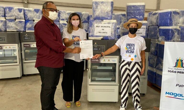 Paraíba recebe doação de câmaras frias e caixas térmicas