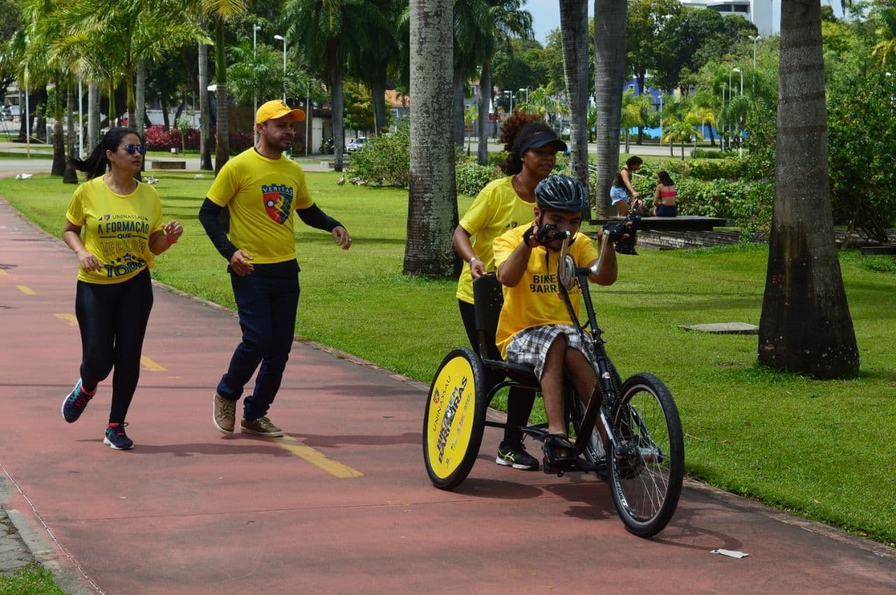 Projeto ‘Bike sem fronteiras’ promove evento de inclusão social no Centro de João Pessoa